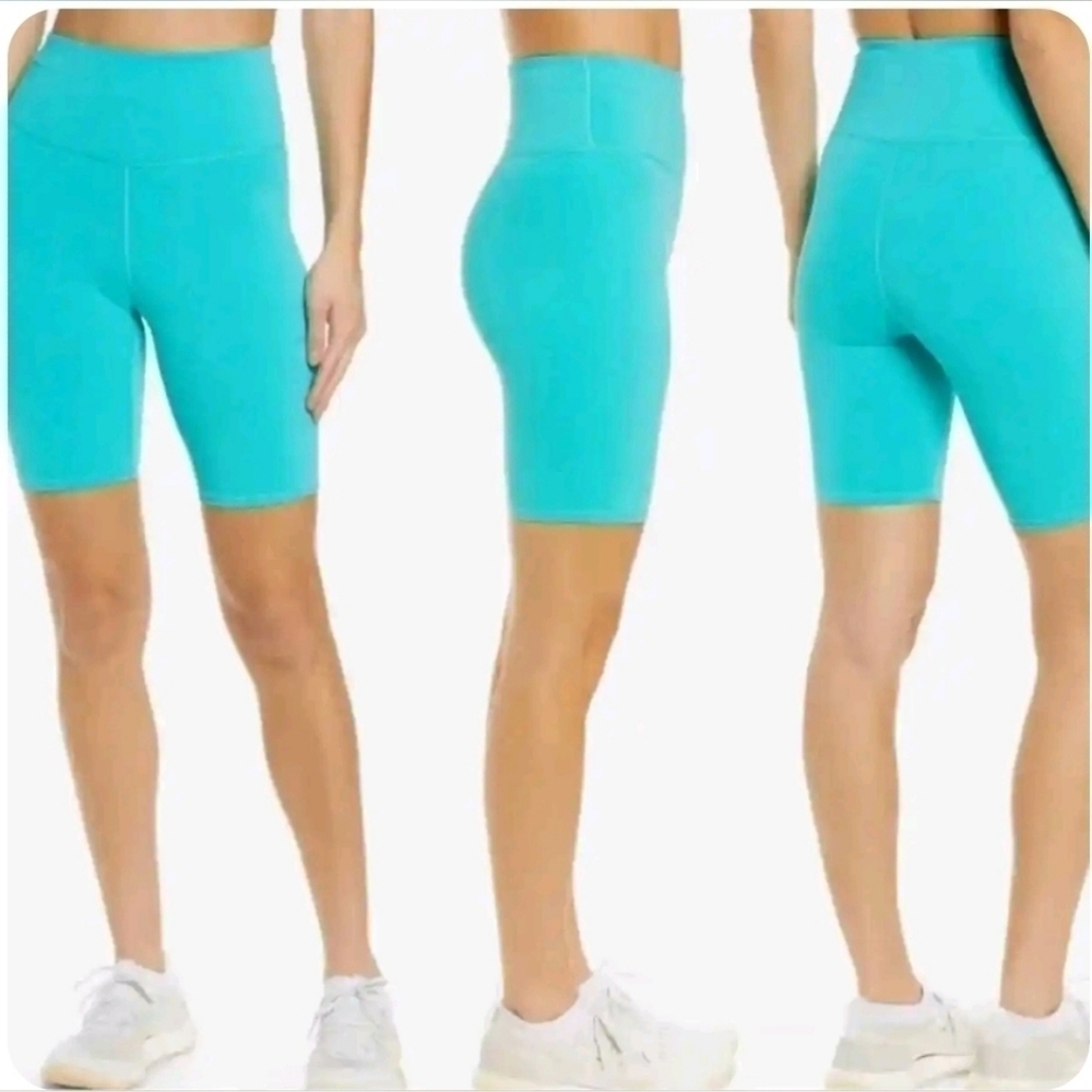 IVL Collective Hydrasculpt Bike Shorts Teal Blue Size 12 - Picture 2 of 10